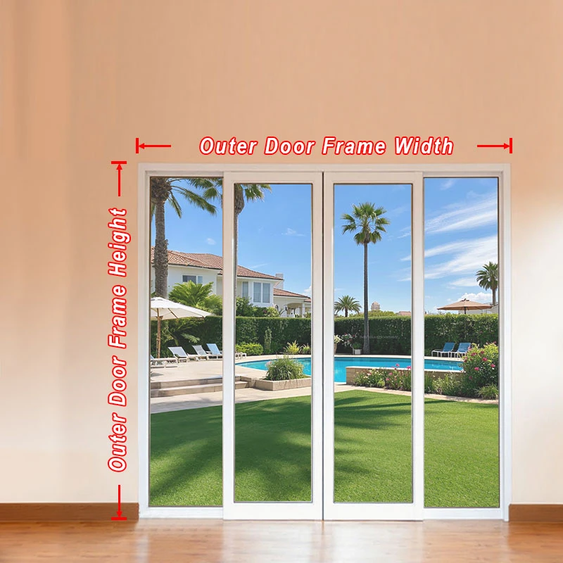 Extra Wide Double Side Magnetic Screen Door
