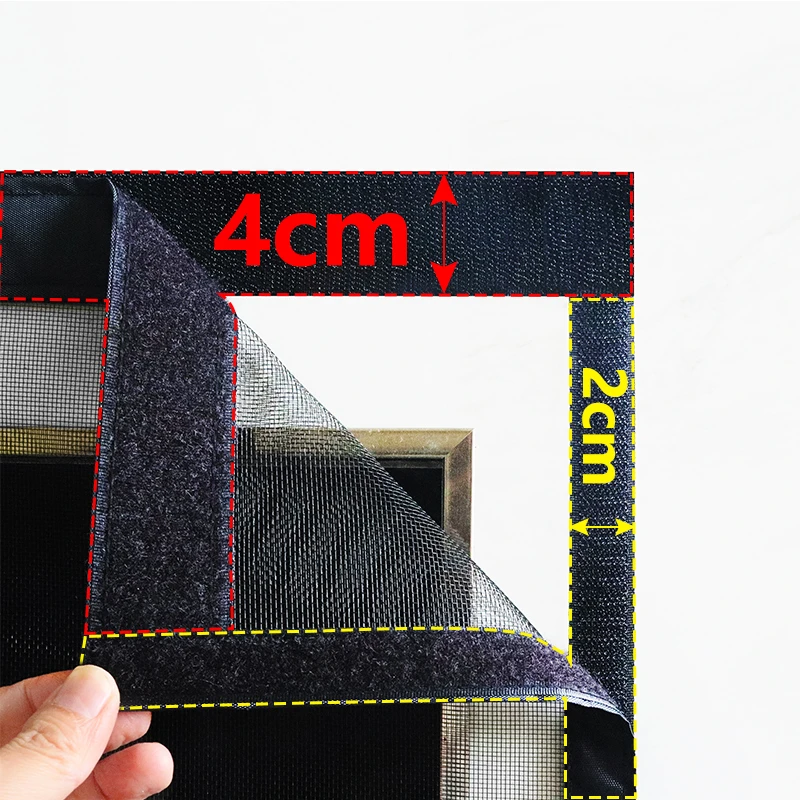 Extra Wide Double Side Magnetic Screen Door