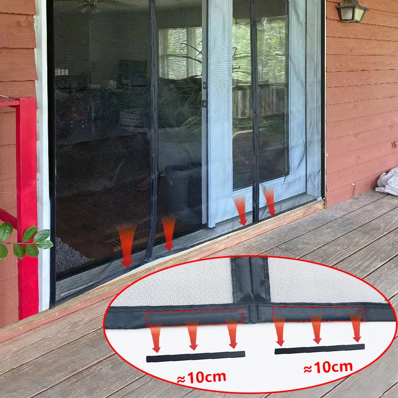 Extra Wide Double Side Magnetic Screen Door