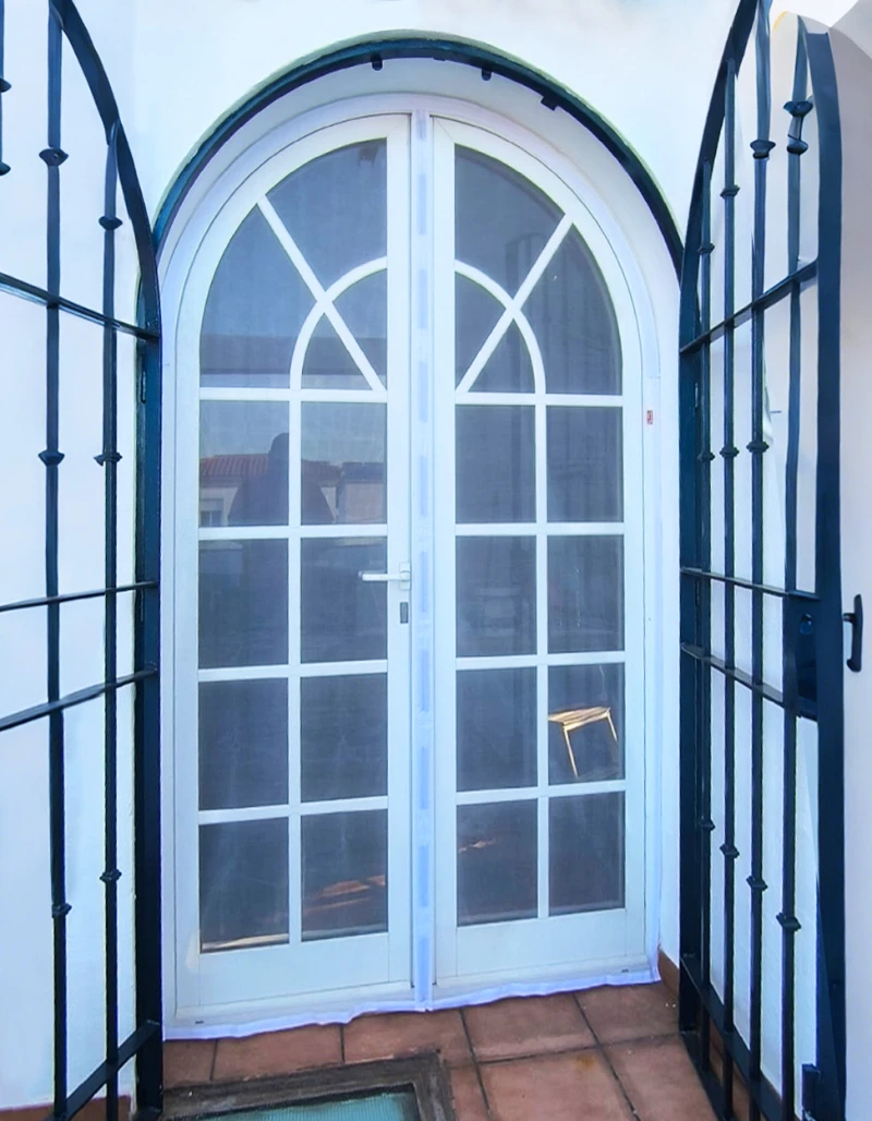 Custom Arched Magnetic Screen Door