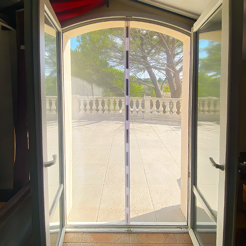 Custom Arched Magnetic Screen Door