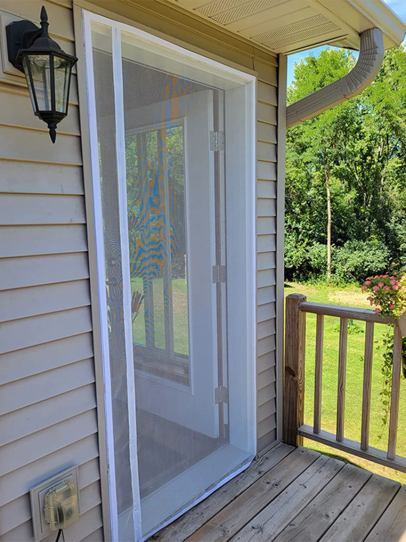 Custom Side Opening Magnetic Screen Door